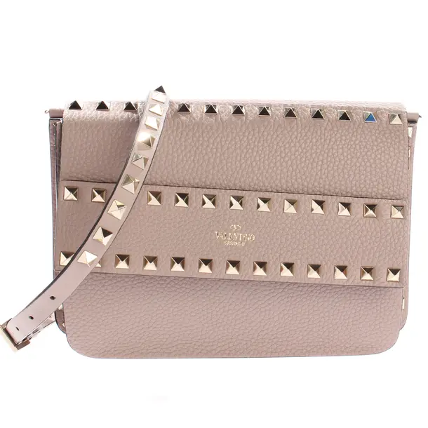 Schultertasche, in Braun, Leder, Valentino