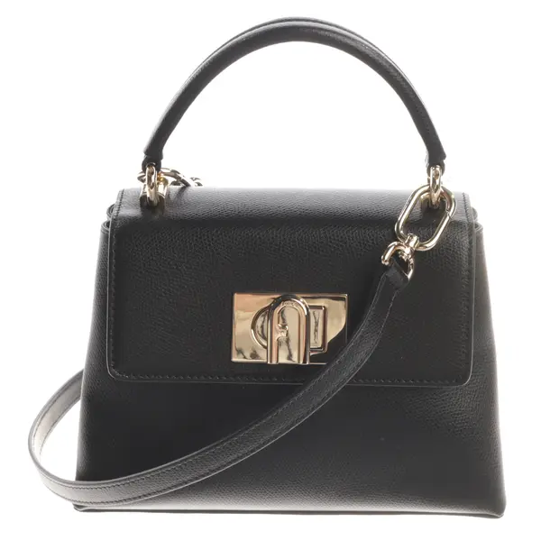 Handtasche, in Schwarz, Leder, Furla