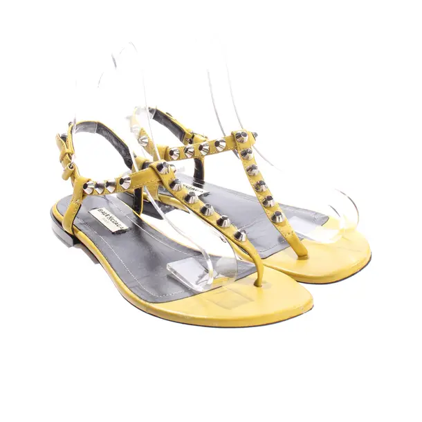 Strappy Sandals, in Yellow, Balenciaga