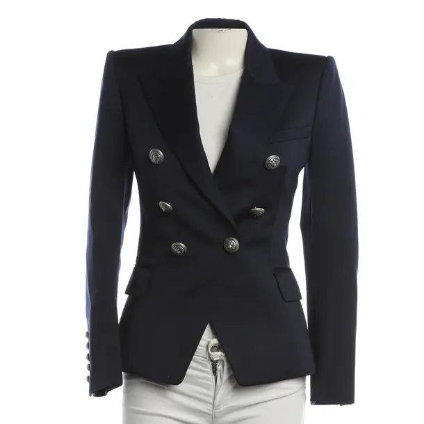 Blazer, in Marina Militare, Lana, Balmain