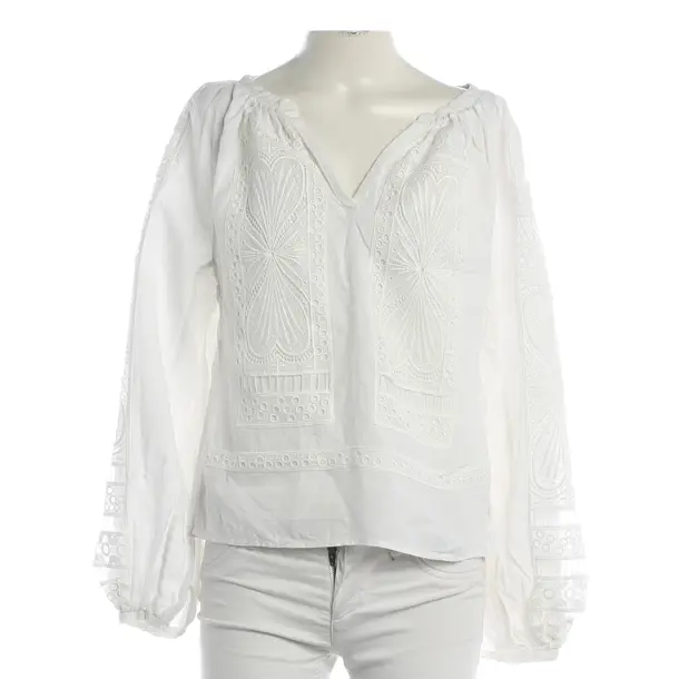 Bluse, in Weiß, Ramie, Maje