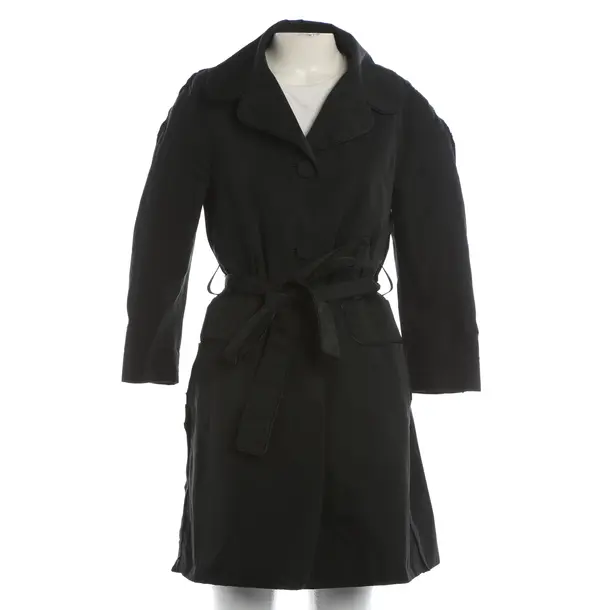 Mid-Season Coat, in Black, Polyester, Louis Vuitton