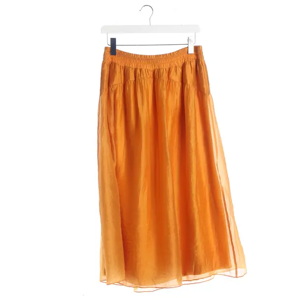Skirt, in Orange, Lyocell, Vince