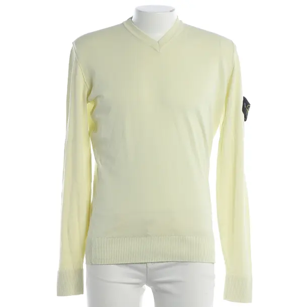 Maglione, in Giallo, Cotone, Isola di pietra