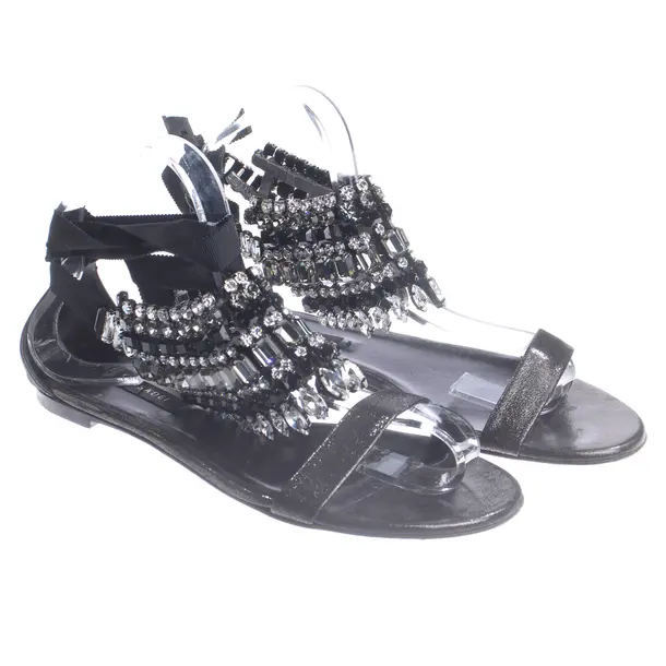 Sandals, in Black, Casadei