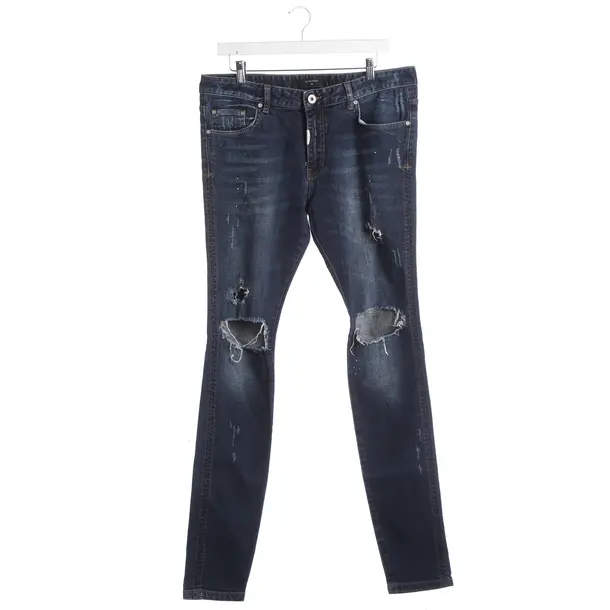 Slim Fit Jeans, in Navy, Cotton, Represent