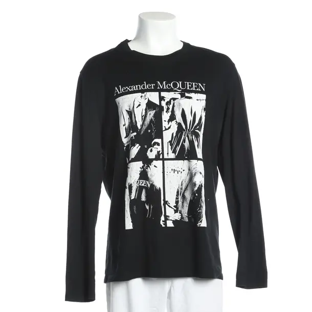 Longsleeve, in Schwarz, Baumwolle, Alexander McQueen