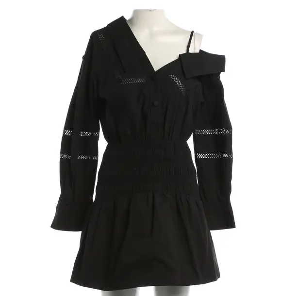 Dress, in Black, Cotton, self-portrait