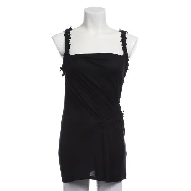 Top, in Black, Silk, Marc Cain