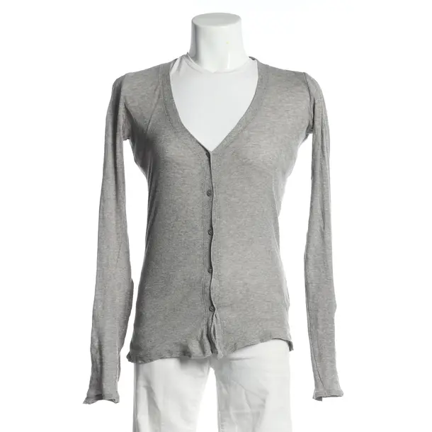 Cardigan, in Light Gray, Cotton, American Vintage