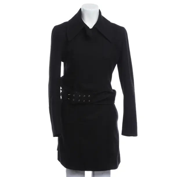 Mid-Season Coat, in Black, Wool, Hugo Boss Orange