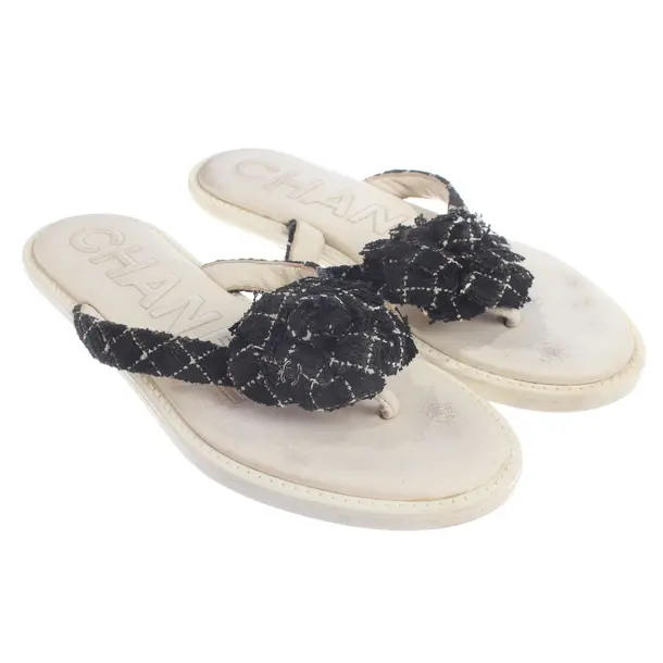 Sandalen, in Schwarz, Chanel