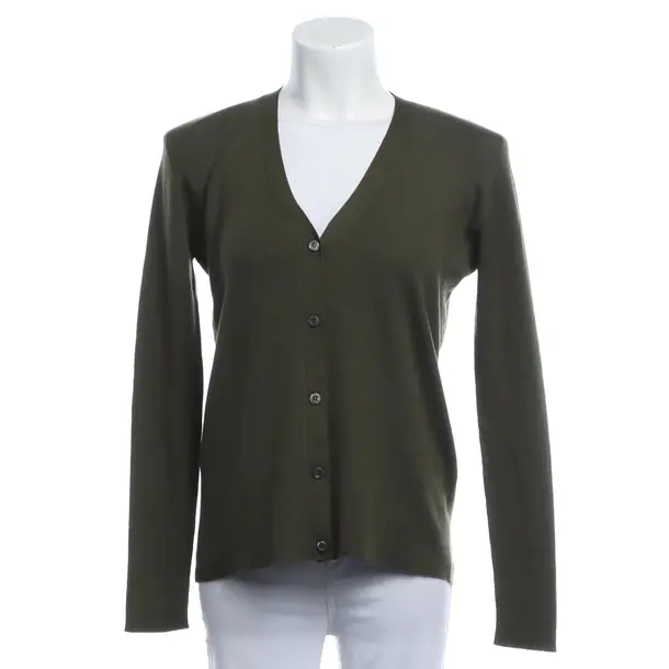 Cardigan, in Verde, Lana, Prada