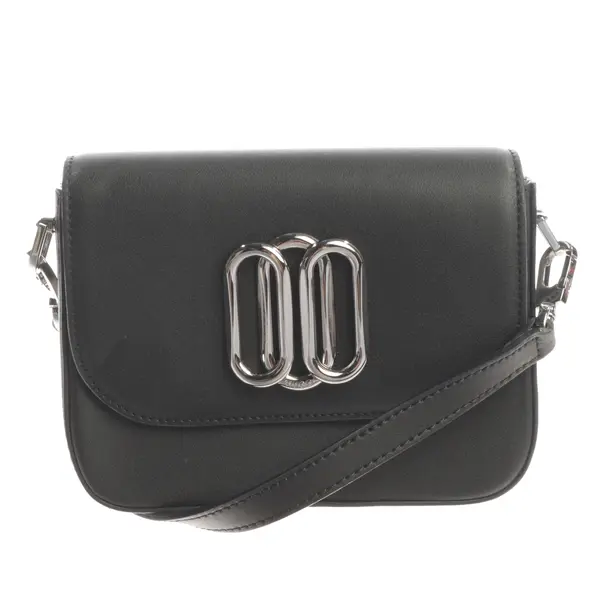Shoulder Bag, in Black, Leather, Hugo Boss