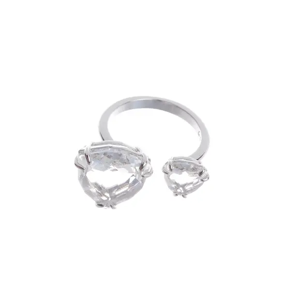 Ring, in Silber, Metall (metallisch, metallisiert), Swarovski