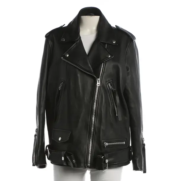Lederjacke, in Schwarz, Leder, Acne Studios