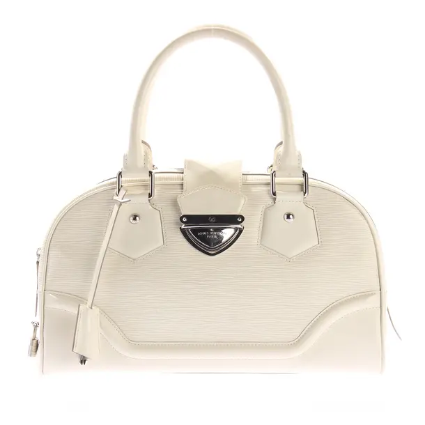 Handbag, in Beige, Leather, Louis Vuitton