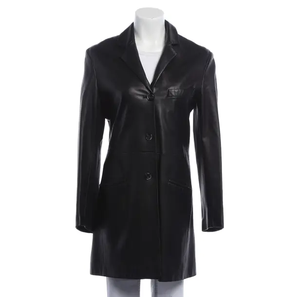 Ledermantel, in Schwarz, Leder, Strenesse