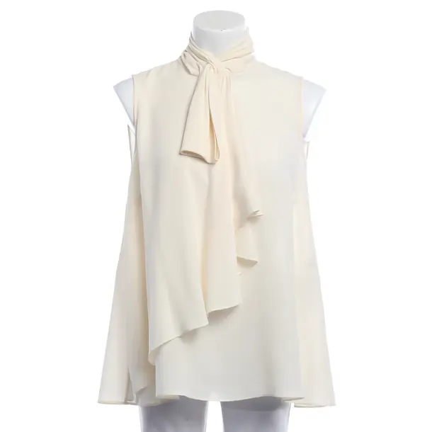 Blouse, in Cream, Silk, Alexander McQueen