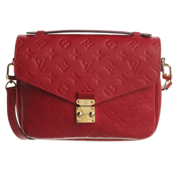 Handtasche, in Rot, Leder, Louis Vuitton