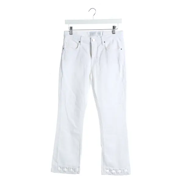 Pants, in Beige, Cotton, Victoria Beckham