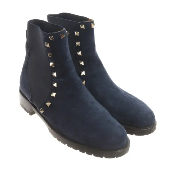 Ankle Boots, in Blue, Valentino