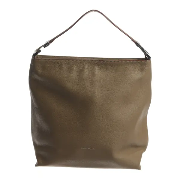 Schultertasche, in Hellbraun, Leder, Coccinelle
