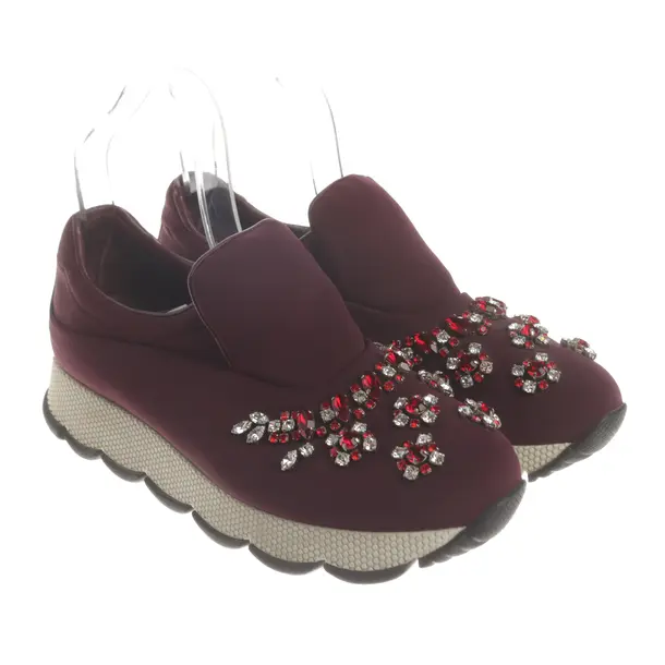 Sneaker, in Bordeaux, Prada