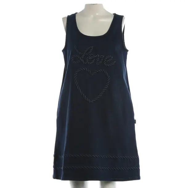 Dress, in Navy, Cotton, Love Moschino