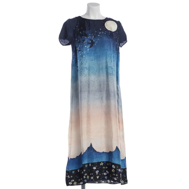 Kleid, in Navy, Baumwolle, Max Mara