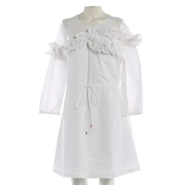 Dress, in White, Cotton, Ted Baker