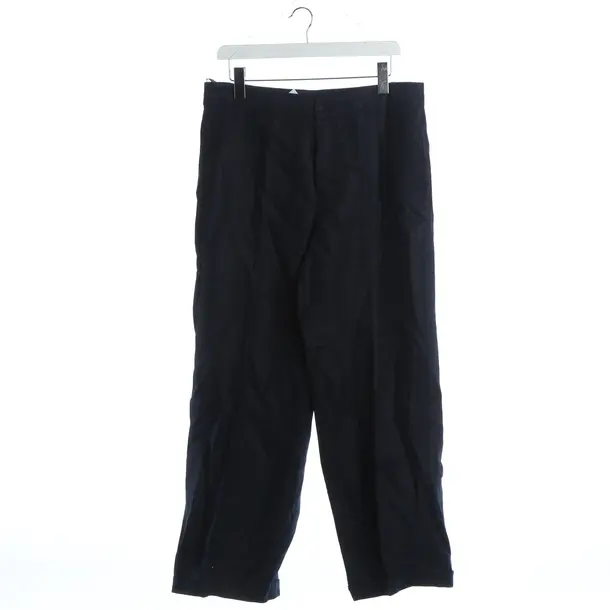 Pants, in Navy, Leinen, Max Mara