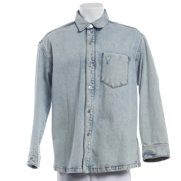 Denim Jacket, in Light Blue, Baumwolle, Ami Paris
