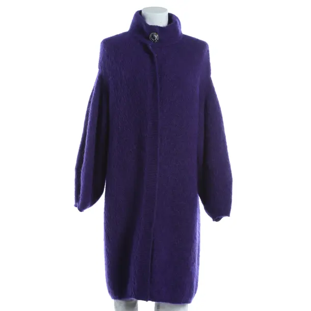 Mid-Season Coat, in Purple, Wool, cavalli CLASS