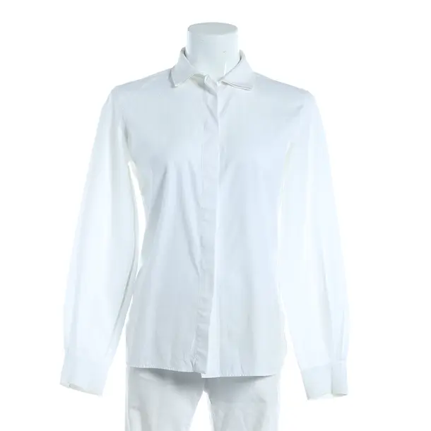 Bluse, in Weiß, Baumwolle, Hermès