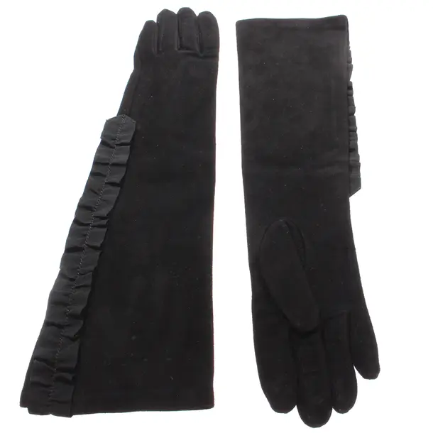 Lederhandschuhe, in Schwarz, Leder, Max Mara