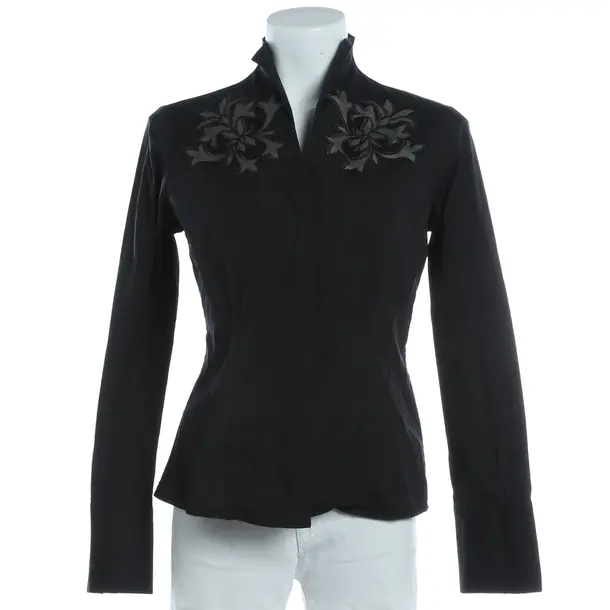 Bluse, in Schwarz, Baumwolle, Van Laack