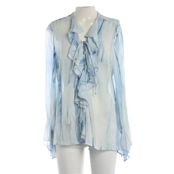 Blouse, in Blue, Viscose, Dondup