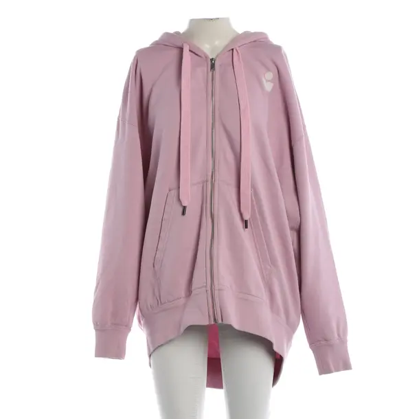 Felpa con cerniera, in Rosa chiaro, Cotone, Isabel Marant Étoile