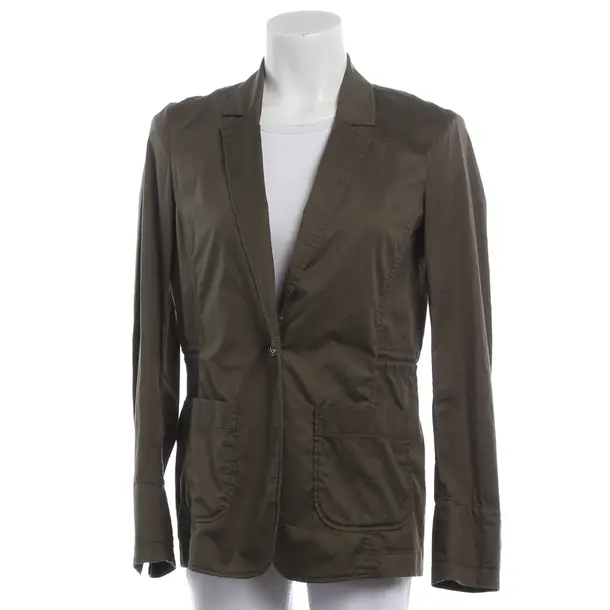 Summer Jacket, in Green, Cotton, Marc Cain