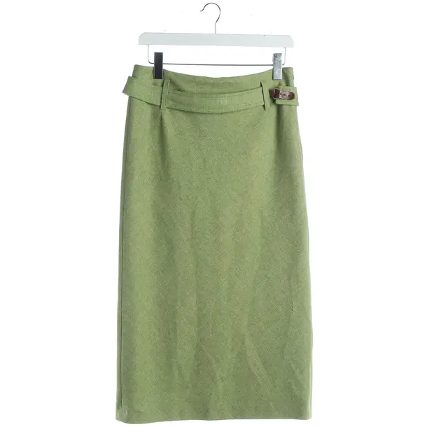 Skirt, in Green, Cotton, Strenesse
