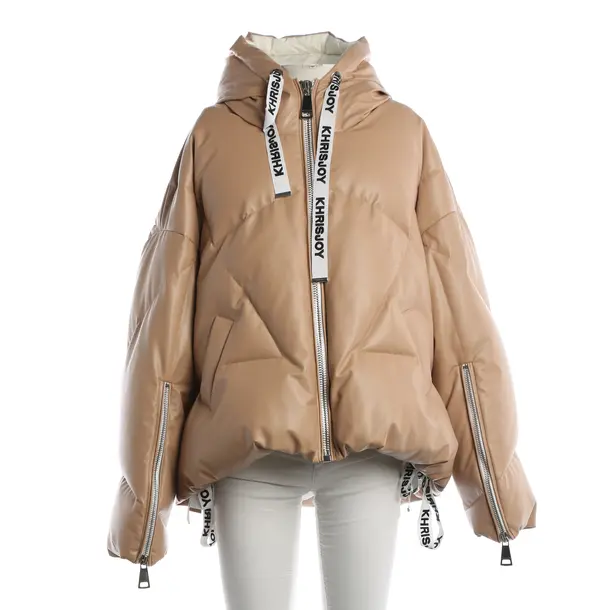 Winter Jacket, in Light Brown, Polyvinyl, Khrisjoy