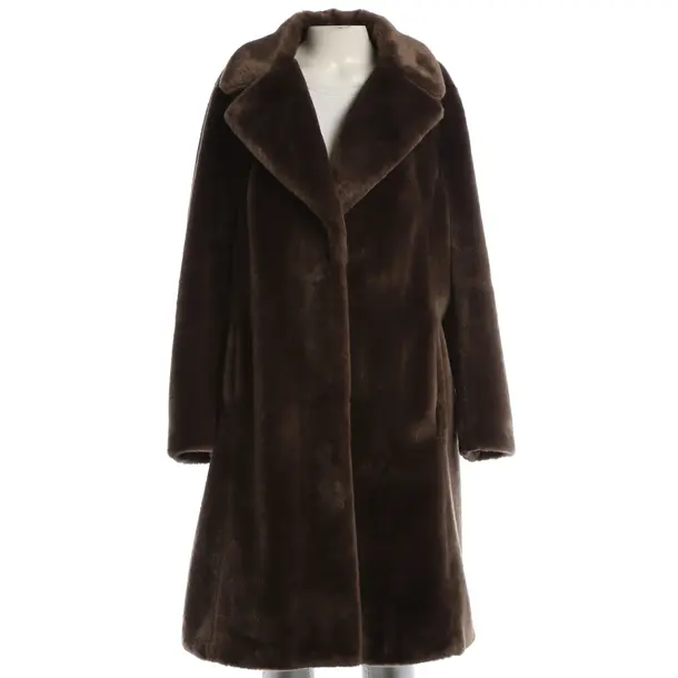 Winter Coat, in Brown, Polyester, Marc Cain