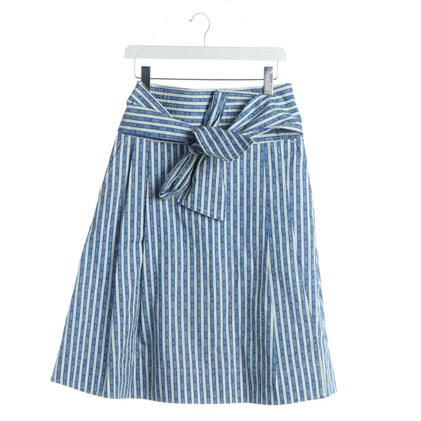 Skirt, in Blue, Cotton, Tory Burch