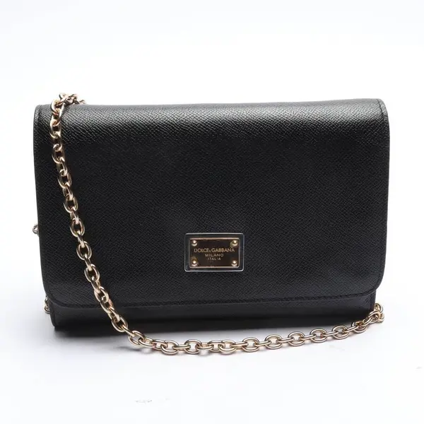Crossbody Bag in Black, Leather, Dolce & Gabbana
