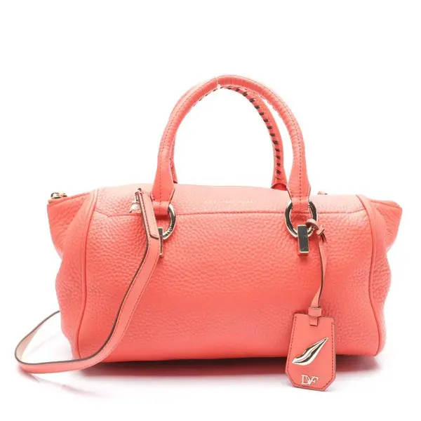 Handtasche in Orange, Leder, Diane von Furstenberg