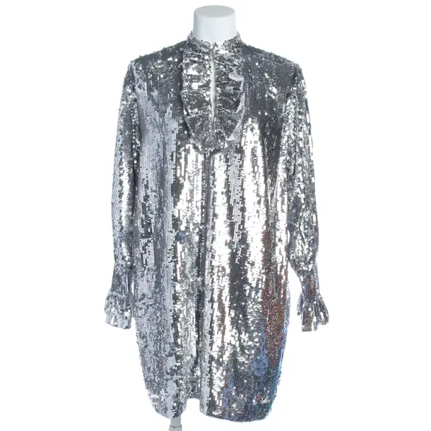 Cocktailkleid in Metallic, Polyester, MSGM