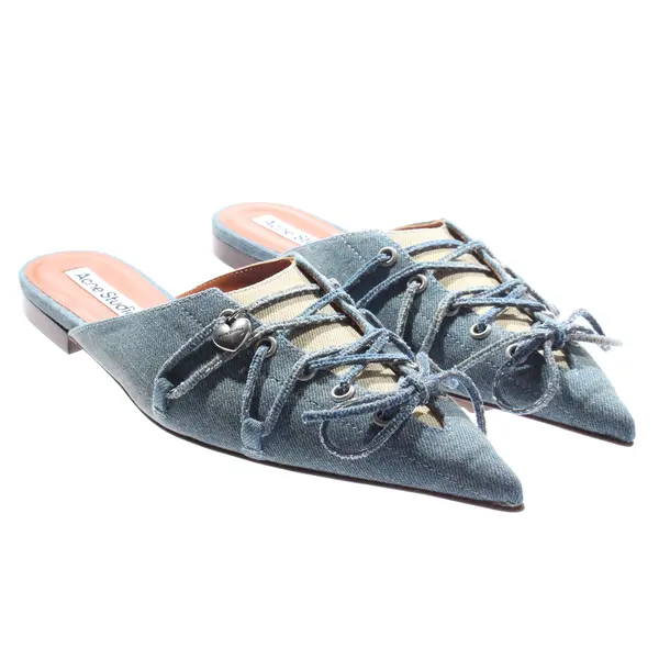 Mules, in Blau, Acne Studios