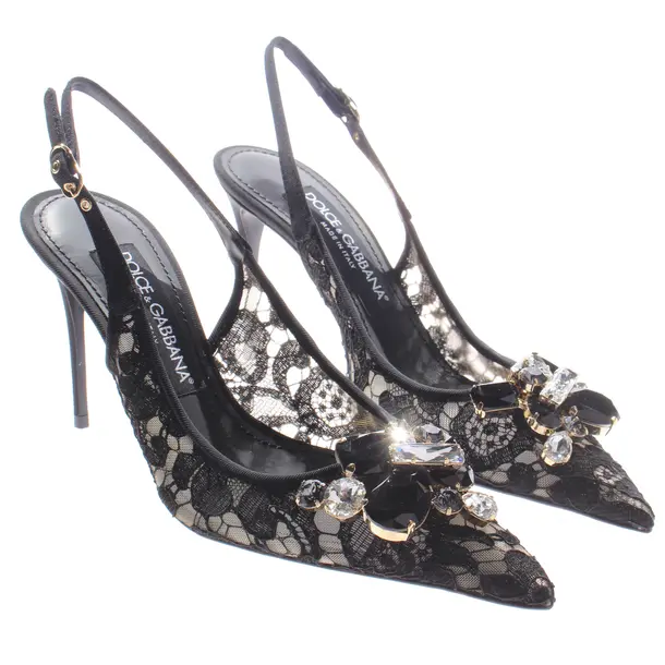 Slingbacks, in Black, Dolce & Gabbana