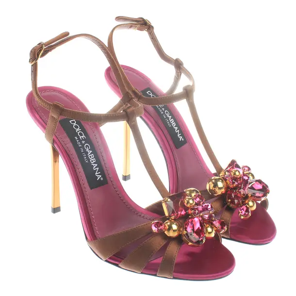 Sandaletten, in Mehrfarbig, Dolce & Gabbana